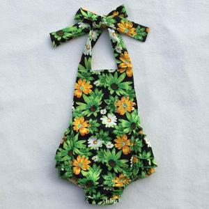 Fournisseur chinois Ali, vente en gros de vêtements pour bébés et tout-petits en coton biologique, combinaisons pour filles en solde - Product Image 1