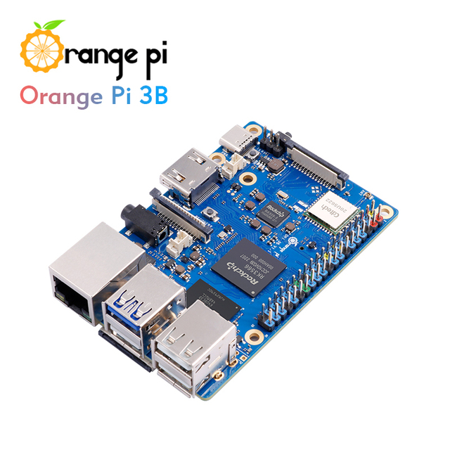 Orange Pi 3B 2GB 4GB 8GB RAM Rockchip RK3566 Mini PC Quad-Core 64-bit WiFi+BLE Gigabit Single Board Computer Orange Pi 3 Model B