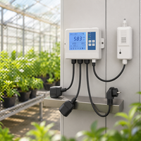 Contrôleur de serre Wifi, capteur de CO2 NDIR, moniteur de qualité de l'air mural, contrôleur de CO2, de température et d'humidité