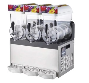 Hete Aanbieding RVS Slushmachine 15L*2 /15L*3 Tank Commerciële IJs Slush Maker voor Melkthee Winkel Café Bar Restaurant - Product Image 1