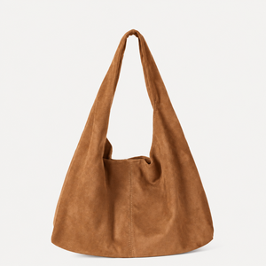 Nuevo Bolso de Mano Estilo Vintage Retro de Gamuza para Mujer, con Correa de Hombro Ajustable, Forro de Poliéster y Cierre de Broches - Product Image 1