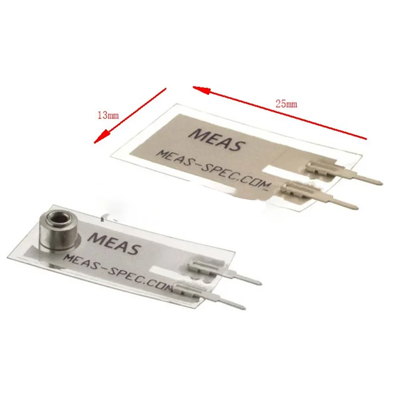 เซ็นเซอร์ความดันฟิล์ม Piezo เซ็นเซอร์การสั่นสะเทือน PVDF LDT0028K การติดตั้งบอร์ด PCB