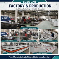 SCEELAB Laboratuvar Mobilyaları Yanıcı Sıvı Güvenlik Dolabı Yangına Dayanıklı Kimyasal Depolama Dolabı Fabrika ve Atölye İçin