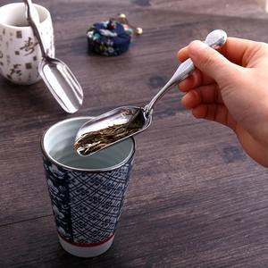 ช้อนชาสแตนเลสดีไซน์เรียบง่ายรูปทรงแบนน้ำหนัก 12 กรัม 26 กรัมอุปกรณ์เสริมชุดชาสำหรับชงชาและกาแฟ - Product Image 1