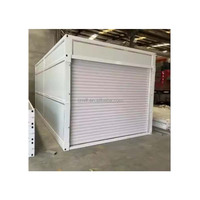 Contenedor de acero prefabricado desmontable de 20 pies, casa móvil lista para usar, garaje, garaje, taller, almacén, edificio de oficinas