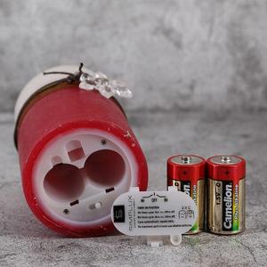 Candele LED 3D con Fiamma Oscillante, Timer e Telecomando, Accensione/Spegnimento Automatico 4/8 Ore, per Uso Quotidiano - Product Image 4