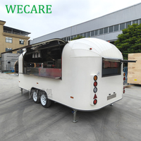 Wecare rapide mobile bar restaurant hot dog caravanes nourriture caravane concession restauration remorque bière food truck avec cuisine complète