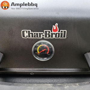 Thermomètre de four bimétallique étanche en acier inoxydable avec accessoires de jauge de température de barbecue à grand cadran pour four à couvercle de gril Kamado - Product Image 5