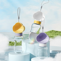 Bouteille d'eau portable en forme de nuage pour animaux de compagnie-Tasse à boire de voyage pour chiens, distributeur d'eau pour animaux de compagnie en plein air