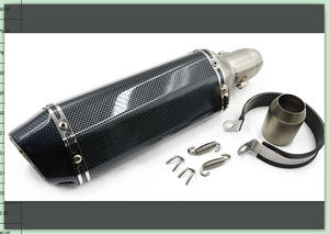 Tubo de Escape Hexagonal Pequeño para Motocicleta de Alta Cilindrada, Sistema de Escape Universal - Product Image 6