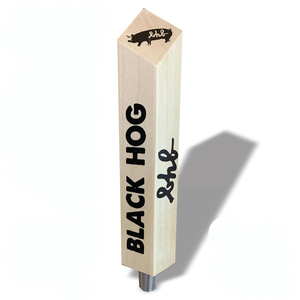 Poignée de robinet en diamant en bois existante avec votre propre logo - Product Image 1