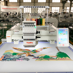 Mesin Bordir Komputer Single Head Dahao 12/15 Jarum, Area Kerja Besar, Ukuran 800*1200 mm - Product Image 3