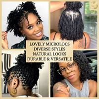 Extensiones de Cabello Humano Remy 100% Brasileño, Sisterlocks de 0.2cm, 6-30 Pulgadas, Hechas a Mano, Micro Interlocked Locs con Puntas Rizadas, Venta al por Mayor para Salones, Fábrica 18Y