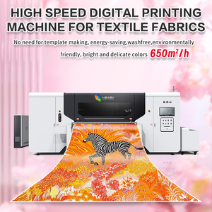 Trực Tiếp Để Vải Tốc Độ Cao Dệt Máy In Kỹ Thuật Số Với 16Pcs Ricoh G6 G5 In Lụa Cotton Polyester Dệt Vải Máy In - Product Image 2