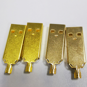 Có dây <span class=keywords><strong>USB</strong></span> Nam thiết bị đầu cuối mạ vàng DIY <span class=keywords><strong>USB</strong></span> 20 <span class=keywords><strong>USB</strong></span> loại một Conector cắm nối jack 4 pin cắm tiêu đề Nam Chân điện - Product Image 3