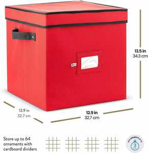 Holiday Ornaments & Xmas Decorations Ornament Storage Container - Product Image 2