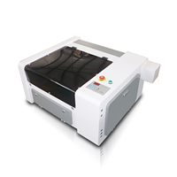 Nouvelle machine de gravure et de découpe au laser CO2 400x400mm 4040 50W/60W avec refroidissement par eau CNC pour bois/papier/MDF avec prise en charge des formats LAS/DXF/DST