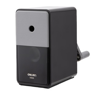 Deli VB161 Sketch Pencil Sharpener Hand Crank For Charcoal And Pencils Geometric Design Boxed Model AL852226779304 - Product Image 3