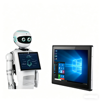 PC tactile personnalisé RCOMPT, ordinateur tout-en-un embarqué Linux, Windows 8.1 en stock pour l'industrie