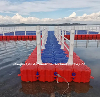 Vente en gros de flotteurs de ponton antidérapants-plate-forme flottante cubique personnalisable pour la construction de ponts/quais