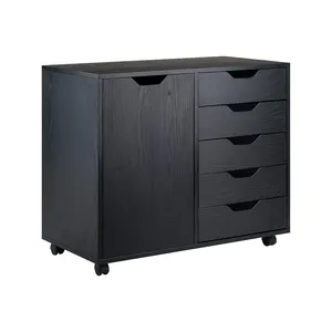 Office Furniture Drawer Chest Collection Rolling Cabinet With 5 Drawers