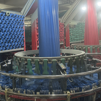 Rouleaux tubulaires de tissu tissé en polypropylène PP, résistants à l'humidité, couleur et taille personnalisées, utilisation agricole, sacs d'emballage en gros
