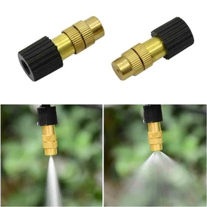 6 MM Adjustable Brass Misting Nozzles Humidification Cooling Landscaping Sprayer Garden Irrigation System Atomization Nozzle - Product Image 5