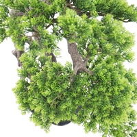 Pohon Pinus Imitasi Premium 100cm dengan Batang Realistis, Tanaman Feng Shui Dalam Ruangan, Dekorasi Lantai untuk Pintu Masuk dan Kantor
