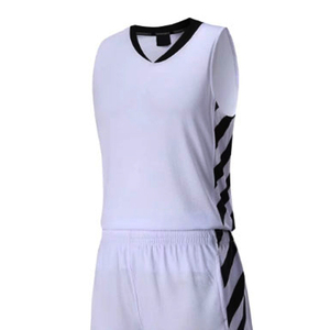 Vente flash, prix bas, ensemble de maillots de basket respirants et à séchage rapide, style sans manches, logo personnalisé imprimé, unisexe, adulte - Product Image 4