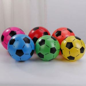 Balón de Fútbol Inflable de PVC Blanco y Azul Personalizado, Balón de Juguete para Interiores y Exteriores - Product Image 4