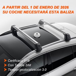 Nuova Luce di Emergenza per Auto Antela V16, Dimensioni Compatte 8,5 Cm con Base per Installazione Universale Frontale, Retrofit/Aggiornamento - Product Image 4