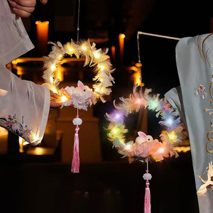 Linterna portátil de estilo antiguo, juguete luminoso de Año Nuevo para niños, producto terminado, popular en el mercado nocturno de Nochevieja del Año de la Serpiente - Product Image 1