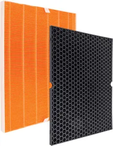 116131 gerçek HEPA ve yıkanabilir aktif karbon ön-yedek filtre filtre I Winix C555 hava temizleyici için