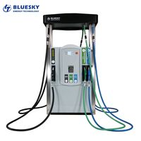 Machine de distribution de carburant de buse de pompe de station-service personnalisée Bluesky pour un ravitaillement pratique