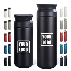 Custom 350ml 500ml Vacuum Insulated Students Thermoses Tumbler <b>Gift</b> Stainless Steel Water Bottle Cup <b>Creative</b> Simple Coffee Mugs - Product Image 1