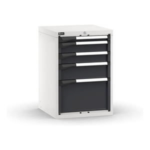 Cajonera de encimera bicolor Fami Master con 5 cajones ajustables 561x573x800mm - Product Image 1