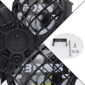 ไฟหน้า LED ทรงกลมขนาด 7 นิ้ว ยี่ห้อ Qidewin พร้อมตะแกรงป้องกัน สำหรับรถจักรยานยนต์ รถออฟโรด ไฟสปอร์ตไลท์ 12-24V ป้องกันน้ำและฝุ่นระดับ IP67 - Product Image 4