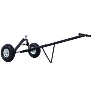 DB Black Pneumatic Tires Trailer <b>Dolly</b> with 600 Lb. Maximum Tongue Weight Capacity - Product Image 2