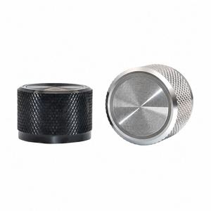 48mm CNC Machined Aluminum for Machining 6mm D Shaft Splined HiFi Amplifier Potentiometer Control <b>Knob</b> - Product Image 5