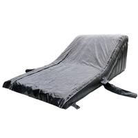 Rampa de Aterrizaje Inflable Portátil de PVC Resistente, Negra, para Deportes Extremos, MTB, Slopestyle, Bolsa de Salto Inflable