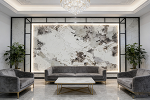 Luxury Wholesale Artificial Glass Marble Nano Crystal Glass Stone for Interior <strong>Countertop</strong> <strong>Vanity</strong> Top and Floor Nano Glass Slab - Product Image 6