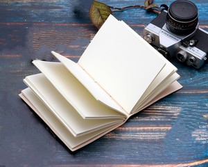 Journal en cuir véritable Loup Art Print Writing Note Book Sketchbook Travels Book Deckle Edge Papers C-Lock Closure Journal Diary - Product Image 3