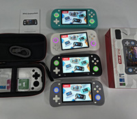 Consola de Juegos Portátil XF43 con Pantalla de 4.3 Pulgadas, Sistema de Código Abierto, TV HD, Linux, Batería de 3000 mAh, Reproductor de Videojuegos Retro, Regalo para Niños