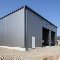 Bâtiment préfabriqué en acier personnalisé, structure en acier soudé galvanisé à chaud, atelier, entrepôt industriel lourd avec conception gratuite