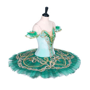 Жар-птица Женская вариация Raymonda балетная пачка профессиональная Dakr Green Paquita Variation Firebird сценическая танцевальная пачка - Product Image 3