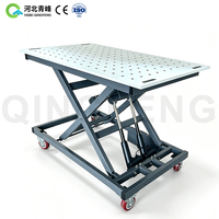 Banc de soudage robuste avec mécanisme de réglage en hauteur, option outils de serrage, table de soudage certifiée CE ISO Chine