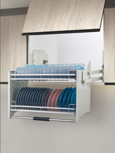 Giỏ kéo nâng hạ bằng thép không gỉ cho tủ bếp, giá để đồ kéo xuống - Product Image 2