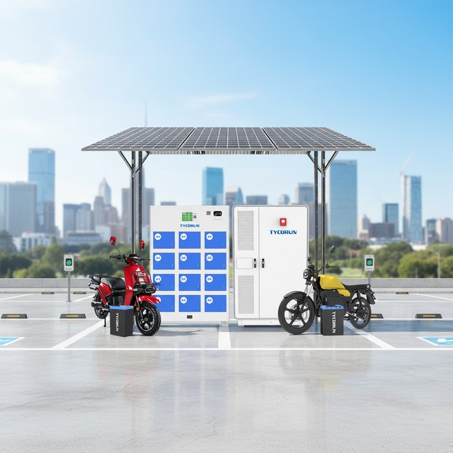 Tycorun Electric Car & Scooter 24V 48V Swappable Outdoor Charger Cabinet EV Portable Battery Swapping Station
