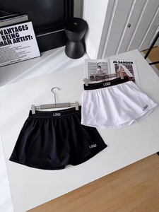 <strong>Womens</strong> Casual Comfortable a Mesh Skirt with Letter Print Anti-Peek <strong>Skort</strong> Summer New Tennis <strong>Skort</strong> for Yoga Sports Fitness - Product Image 1