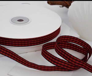 Rustic Tartan Lattice <b>Ribbon</b> Premium <b>Ribbon</b> For Farmhouse Home Decor Gift Packaging Supply - Product Image 5